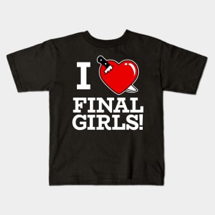 I HEART FINAL GIRLS! Kids T-Shirt